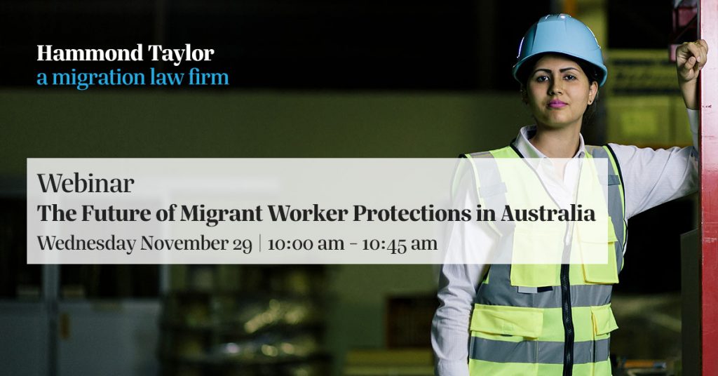 The Future of Migrant Worker Protections in Australia